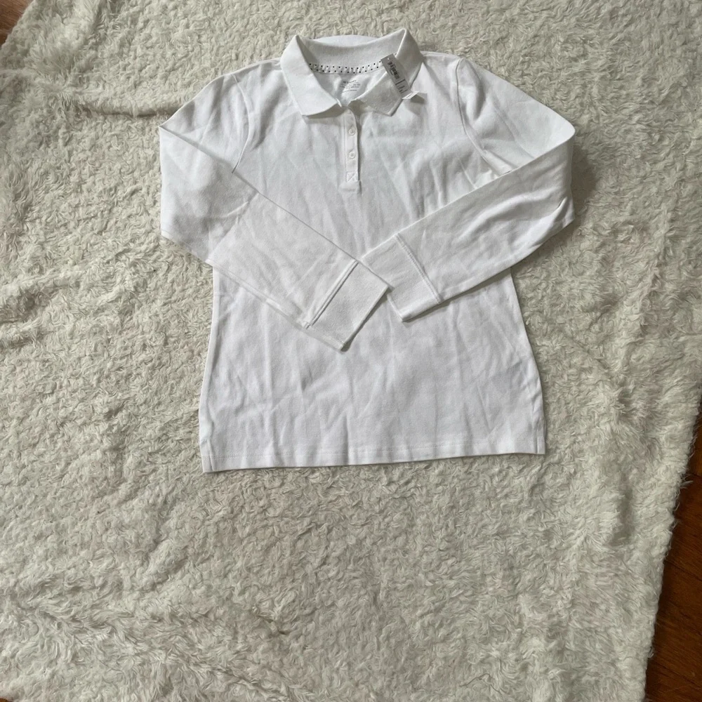 Old Navy Kids White Polo Shirts bundle 2 pieces